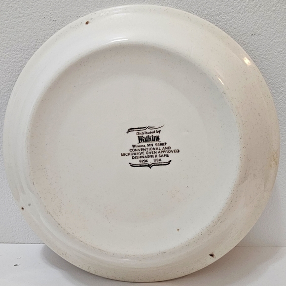 Vintage Watkins Cherry Pie Recipe Baking Plate - Picture 5 of 11